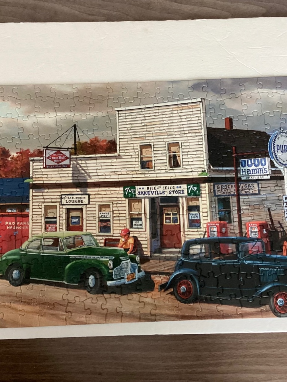 SunsOut 300 Piece Jigsaw Puzzle Cars-Ken Zylia-Jakeville Complete